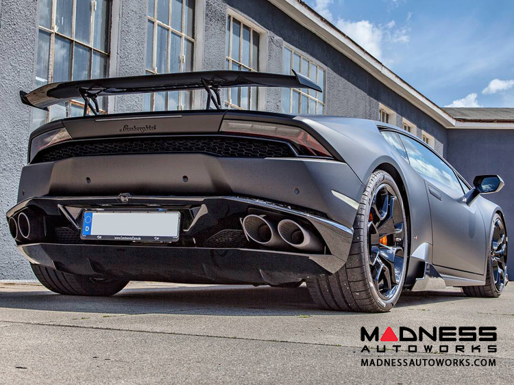Lamborghini Huracan - Carbon Fiber Medium Rear Wing/ Spoiler - Luethen Motorsport - LP 610-4